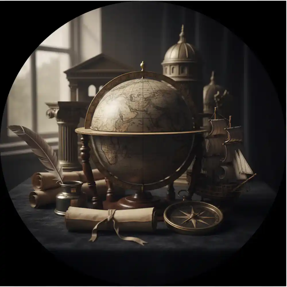Icon representing 18th century, a globe