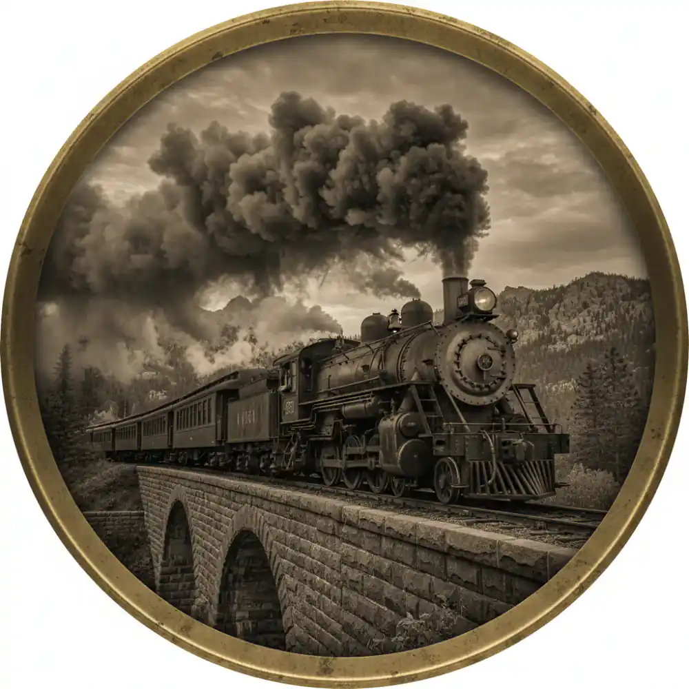 Icon representing 19th century, a steam train