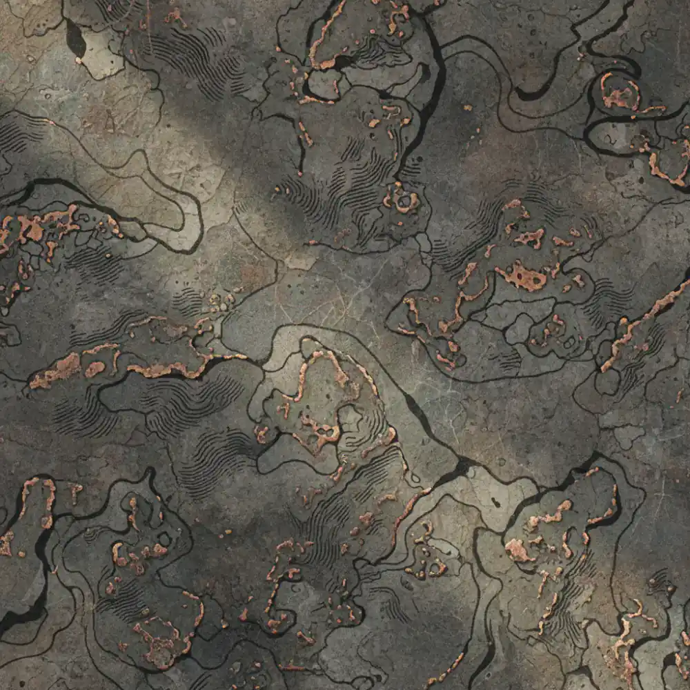 Abstract vintage map texture background, dark and atmospheric